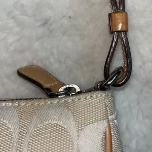 Coach | Bags | Coach 694 Signature Leather Jacquard Demi Cream